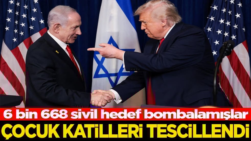 6 bin 668 sivil hedef bombalamışlar Çocuk katilleri tescillendi