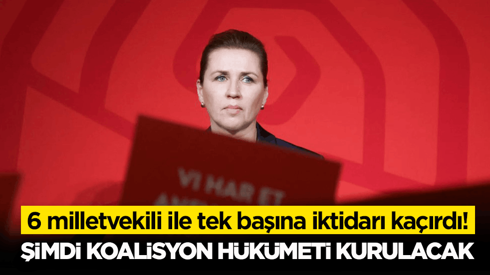 6 milletvekili ile tek başına iktidarı kaçırdı! Şimdi koalisyon hükümeti kurulacak
