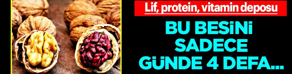 645 kalori, 65 gr yağ, 15 gram protein... Uykuya geçiş anahtarı: Bu besini günde 4 defa...