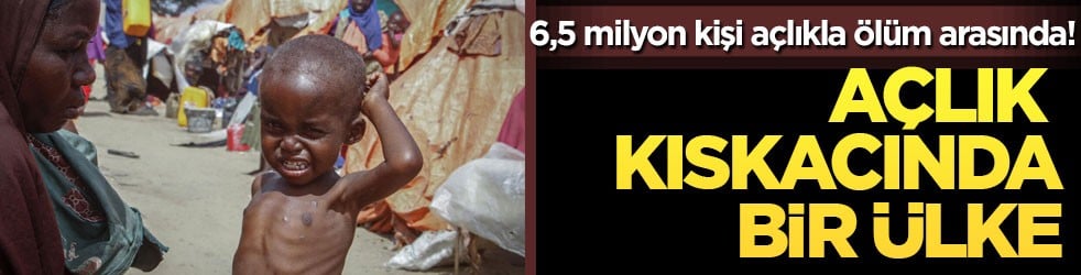 6,5 milyon kişi açlıkla ölüm arasında! Açlık kıskacında bir ülke