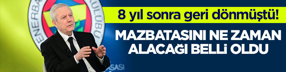 8 yıl sonra geri dönmüştü! Aziz Yıldırım'ın mazbatasını ne zaman alacağı belli oldu
