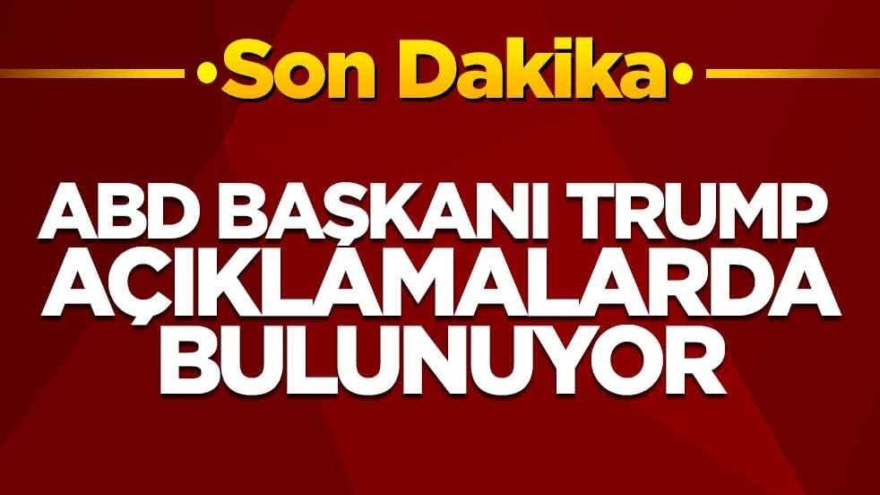 ABD Başkanı Trump: Dünyaya büyük bir tehdit
