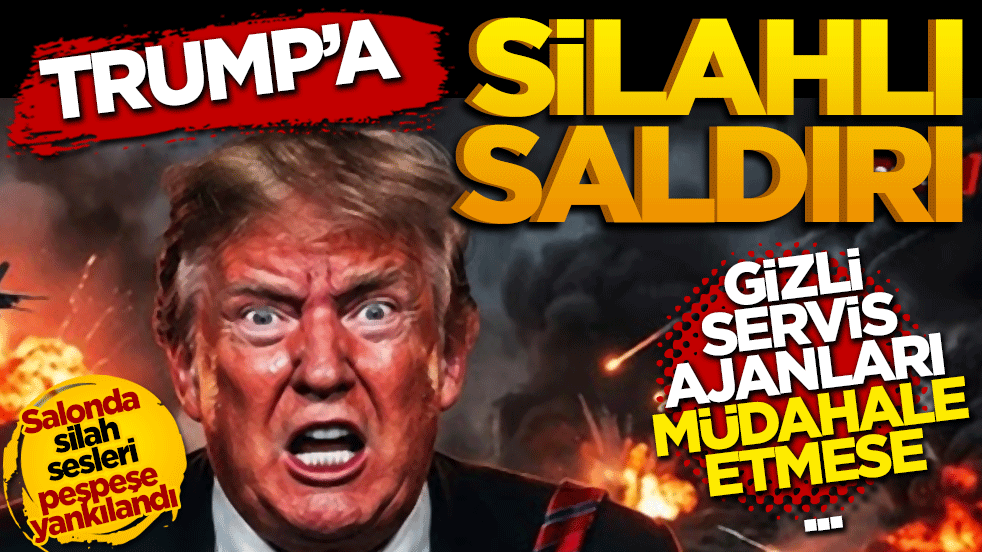 ABD Başkanı Trump’a silahlı saldırı: Gizli servis araçları müdahale etmese...