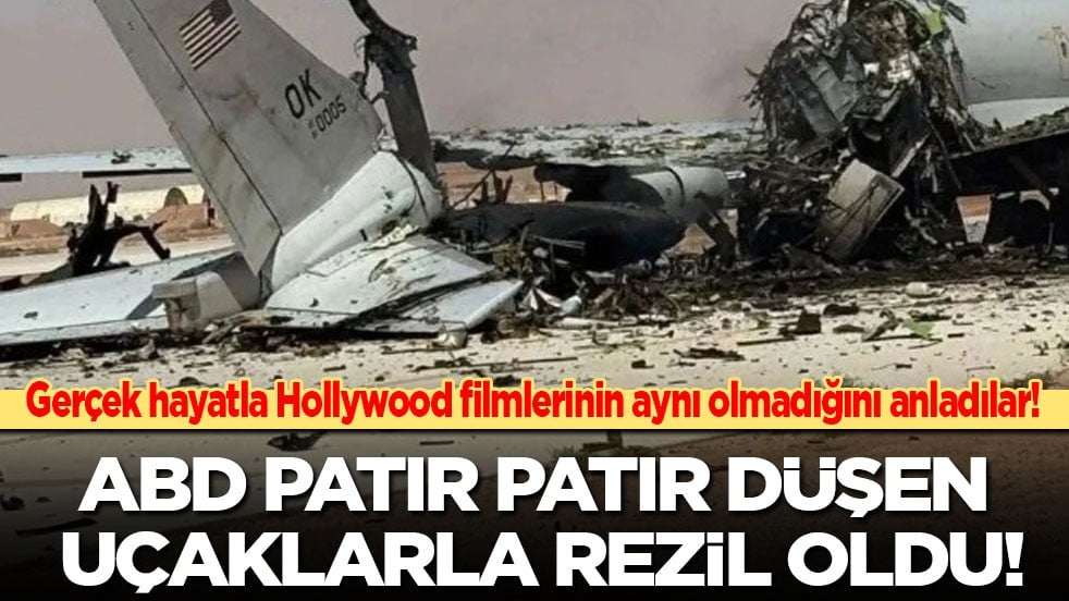 ABD patır patır düşen uçaklarla rezil oldu! Gerçek hayatla Hollywood filmlerinin aynı olmadığını anladılar!