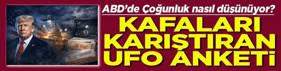 ABD’de Çoğunluk nasıl düşünüyor? Kafaları karıştıran UFO anketi