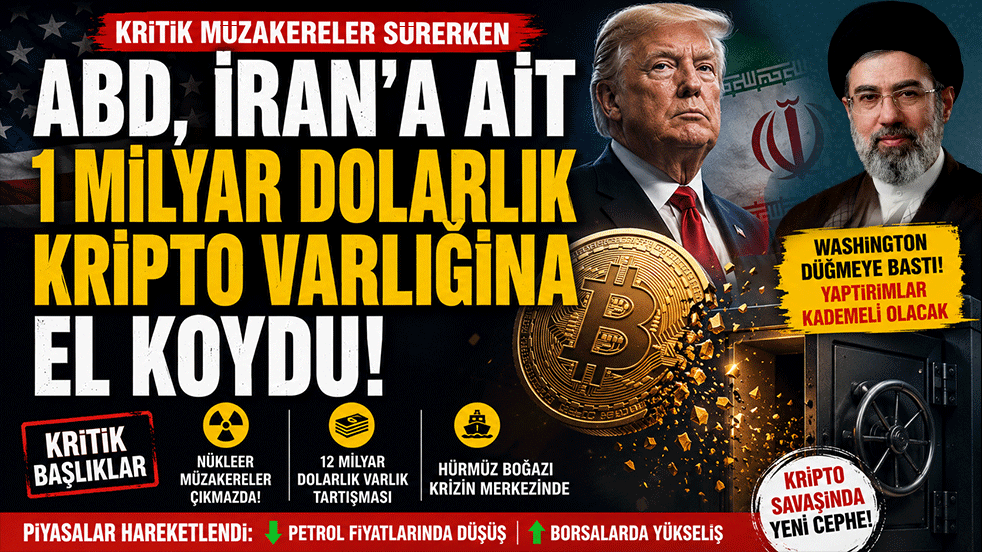 ABD'den İran'a 1 milyar dolarlık kripto darbesi! Washington düğmeye bastı: İran'ın dijital servetine el konuldu