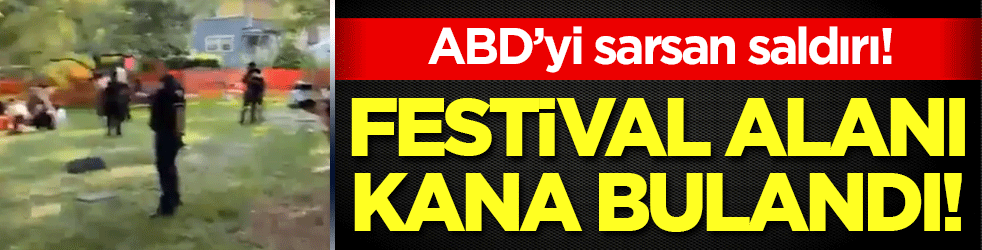 ABD'yi sarsan saldırı: Festival alanını kana buladılar!