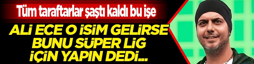 Açık açık dile getirdi: Ali Ece çıldırdı: 'Galatasaray Van Dijk'ı alırsa lig oynanmasın'