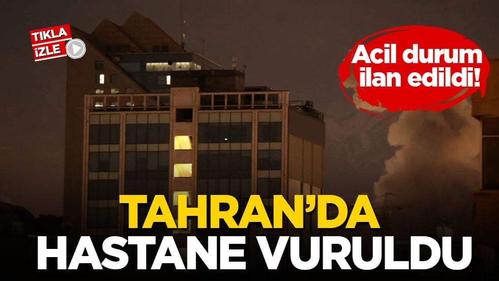 Acil durum ilan edildi! Tahran’da hastane vuruldu