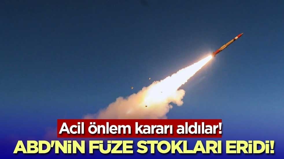 Acil önlem kararı aldılar! ABD'nin füze stokları eridi!