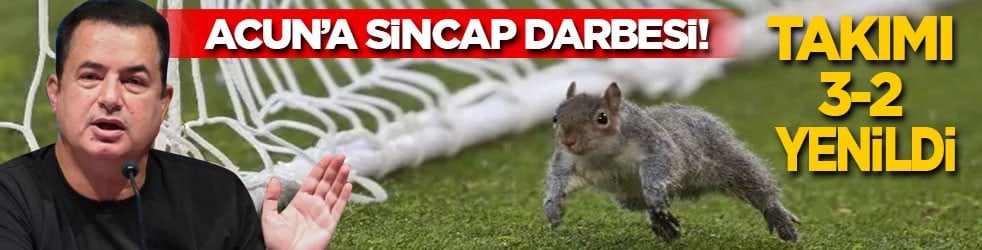 Acun’a sincap darbesi! Takımı 3-2 yenildi