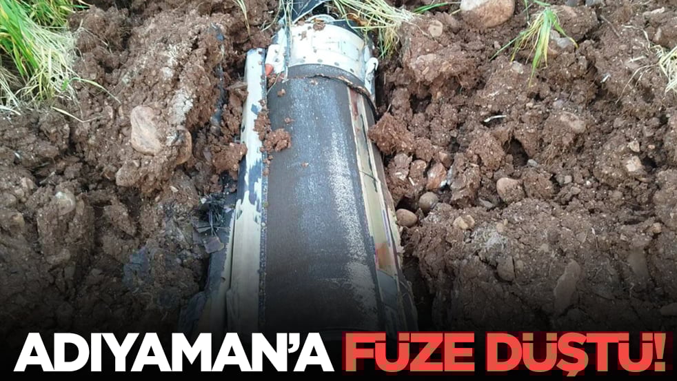 Adıyaman'a füze düştü!