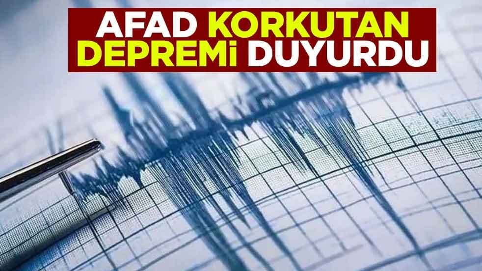 AFAD duyurdu: Balıkesir'de korkutan deprem