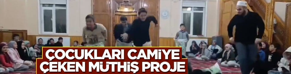 Afyonkarahisar'da "Cami Marketi" ile çocuklar teravihe koşuyor