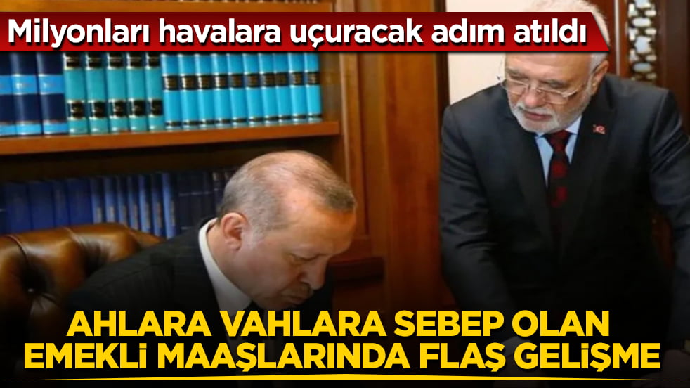Ahlara vahlara sebep olan emekli maaşlarında flaş gelişme! Bakanlık, milyonları havalara uçuracak adımı attı