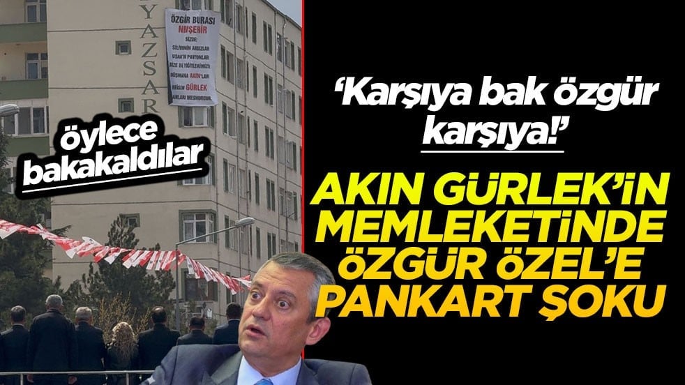 Akın Gürlek’in memleketinde Özgür Özel’e şok! "Karşıya bak Özgür, karşıya!"