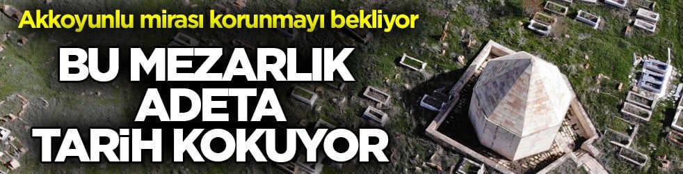 Akkoyunlu mirası korunmayı bekliyor! Bu mezarlık adeta tarih kokuyor
