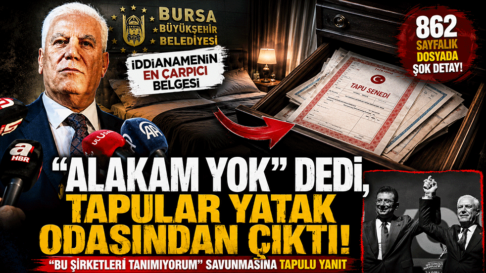 "Alakam yok" dedi, tapular yatak odasından çıktı! "Bu şirketleri tanımıyorum" savunmasına tapulu yanıt
