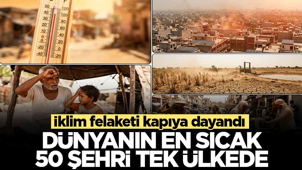 Alarm zilleri çalıyor! Dünyanın en sıcak 50 şehri tek ülkede toplandı