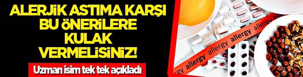 Alerjik astıma karşı bu önerilere kulak verilmeli yoksa?!? Çok endişe edilecek gelişmelere gebe kalmayın...
