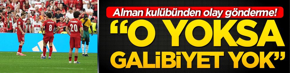 Alman kulübünden küstah gönderme! A Milli Takım mağlubiyeti sonrası hadsiz paylaşım