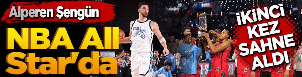 Alperen Şengün NBA All-Star'da üst üste ikinci kez sahne aldı