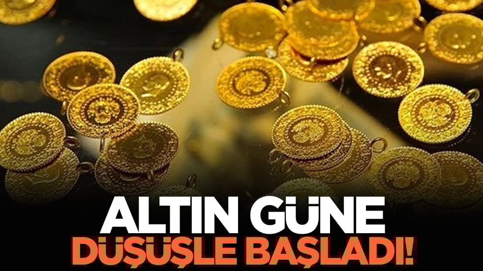 Altın güne düşüşle başladı!