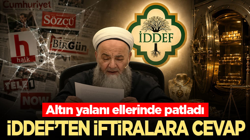 Altın yalanı ellerinde patladı: İDDEF'ten iftiralara cevap