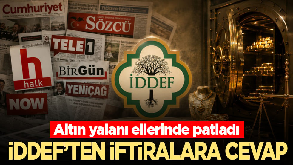 Altın yalanı ellerinde patladı: İDDEF'ten iftiralara cevap