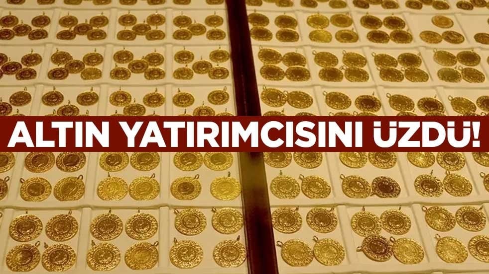 Altın yatırımcısını üzdü!