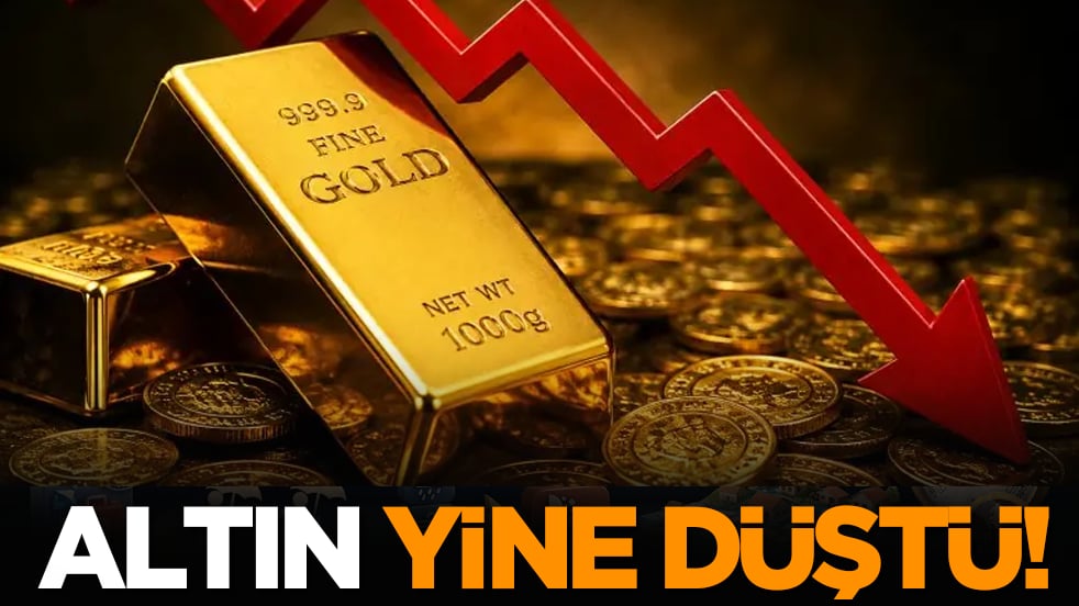 Altın yine düştü!