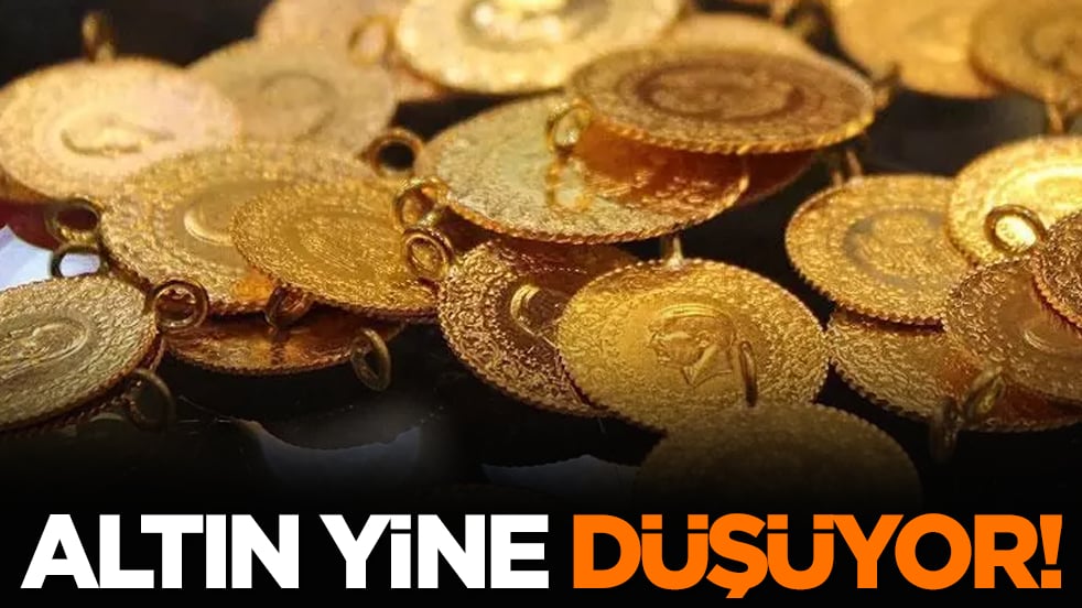 Altın yine düşüyor!