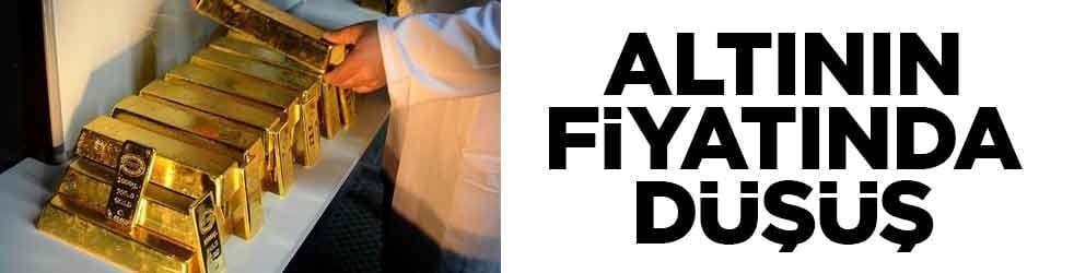 Altının fiyatında düşüş