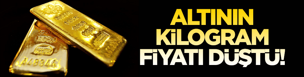 Altının kilogram fiyatı yine düştü!