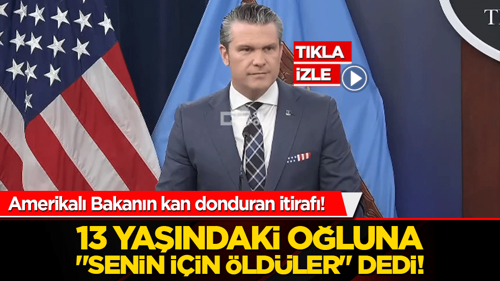 Amerikalı Bakanın kan donduran itirafı! 13 yaşındaki oğluna 'Senin için öldüler' dedi!