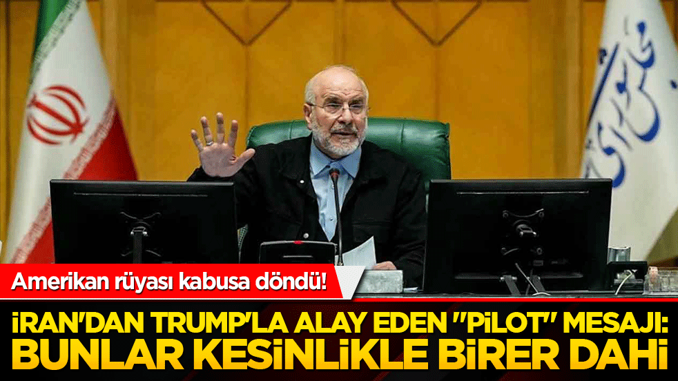 Amerikan rüyası kabusa döndü! İran'dan Trump'la alay eden "pilot" mesajı: Bunlar kesinlikle birer dahi!