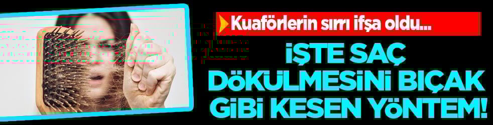 Amino asitler ve mineraller... Kuaförlerin sırrı ifşa oldu: Saç dökülmesini bıçak gibi kesiyor...