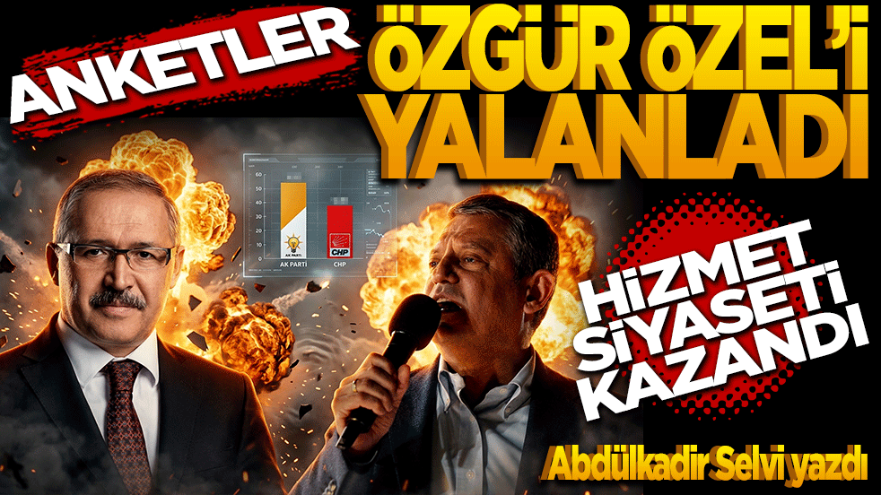 Anketler Özgür Özel’i yalanladı: Hizmet siyaseti kazandı!