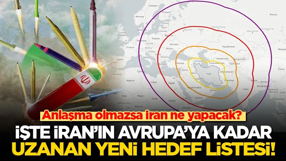 Anlaşma olmazsa İran ne yapacak? İşte Avrupa’ya kadar uzanan yeni hedef listesi!