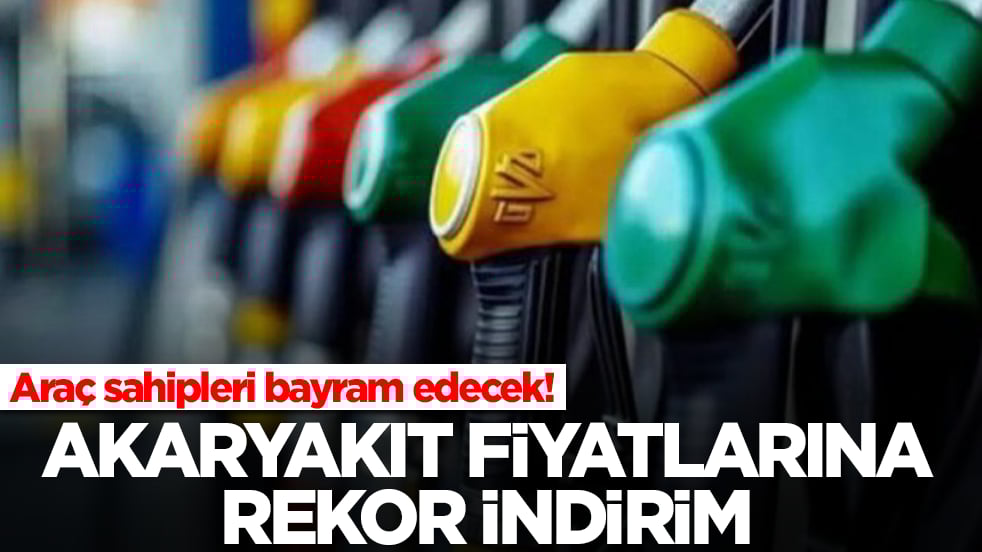  Akaryakıt fiyatlarına rekor indirim geliyor! Böylesi görülmedi, depoları fullemek için bekleyin