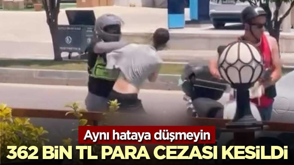 Araçlarından inip trafikte kavga ettiler! 362 bin TL para cezası kesildi
