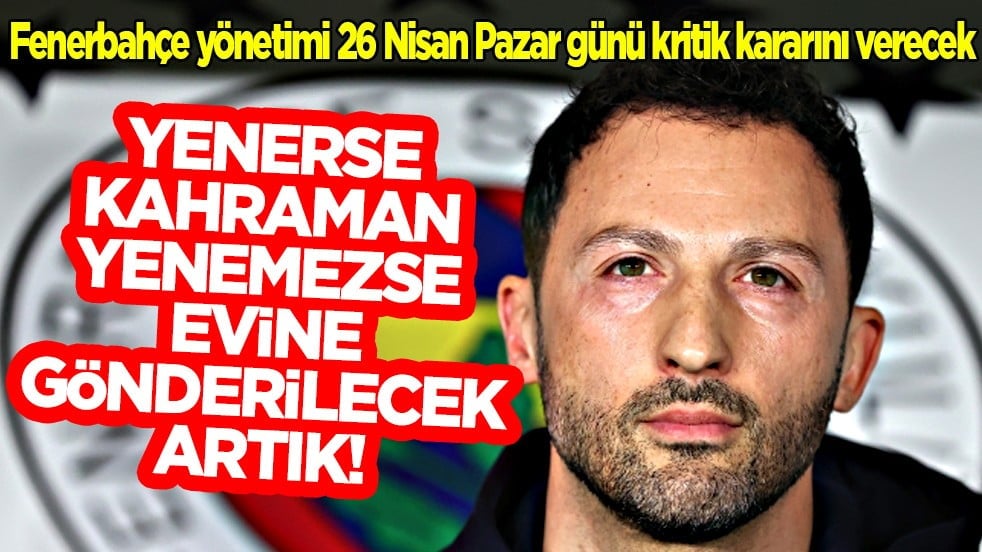 Artık tüm gözler 26 Nisan'a çevrilmiş durumda... Tedesco kovulacak: 1 gün bile beklenmeyecek!