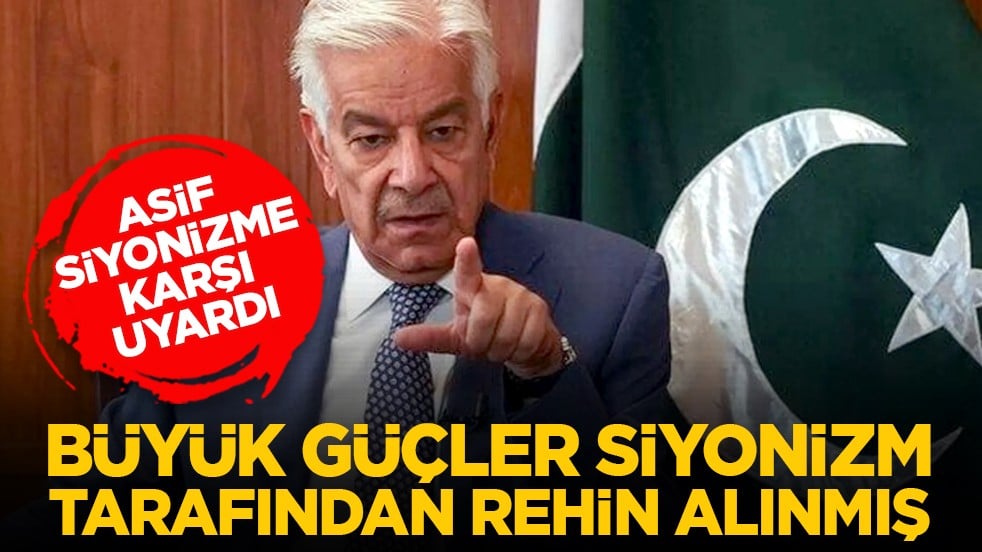 Asif’ten dünyaya İsrail uyarısı: Büyük güçler Siyonizm tarafından rehin alınmış