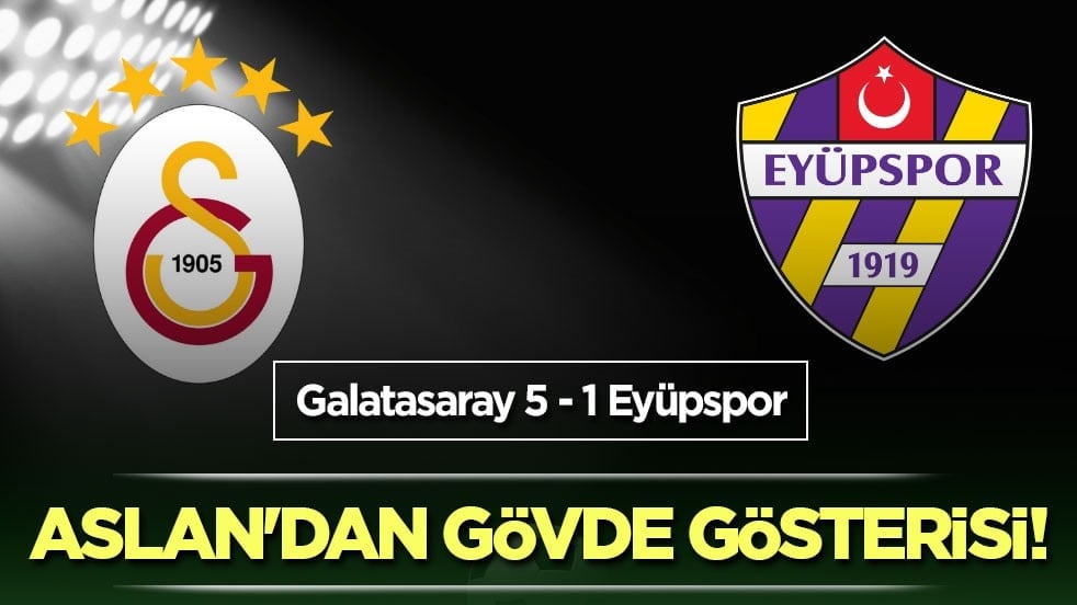 Aslan'dan gövde gösterisi!