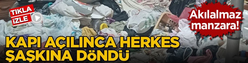 Ataşehir’de akılalmaz manzara! Kapı açılınca herkes şaşkına döndü