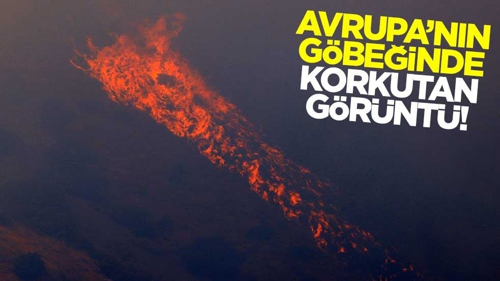 Avrupa'nın göbeği İtalya'da korkutan görüntü