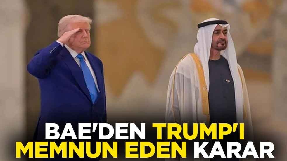 BAE'den Trump'ı memnun eden karar
