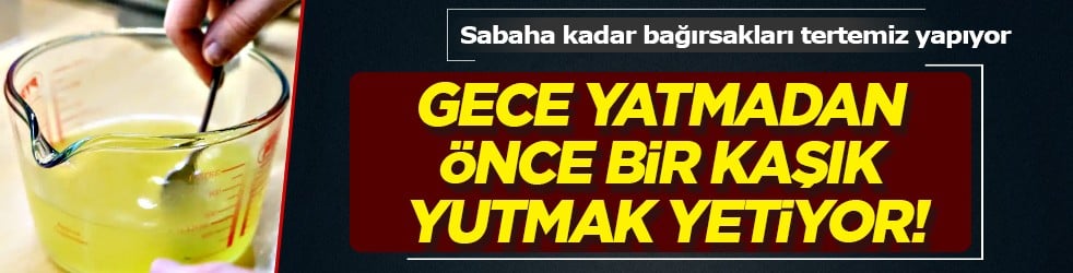 Bağırsak detoksunun kahramanı: Gece yatmadan önce bir kaşık yutmak, limonlu yemek tamamen yeterli