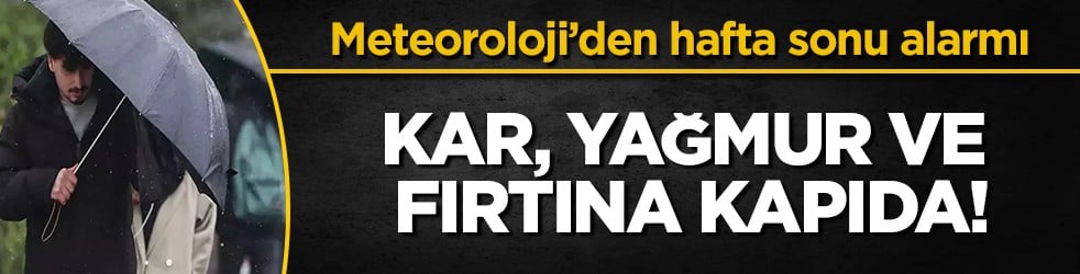 Bahar havası bitti, kış geri dönüyor: Hafta sonu tüm Türkiye buz kesecek!