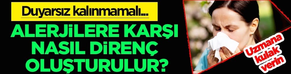 Bahar mevsimi bu yıl dalgalı hava... Alerjilere ve uçuk oluşumuna neden oluyor